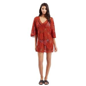 TopShop ‘Angel Wing’ Lace Cover-Up Caftan